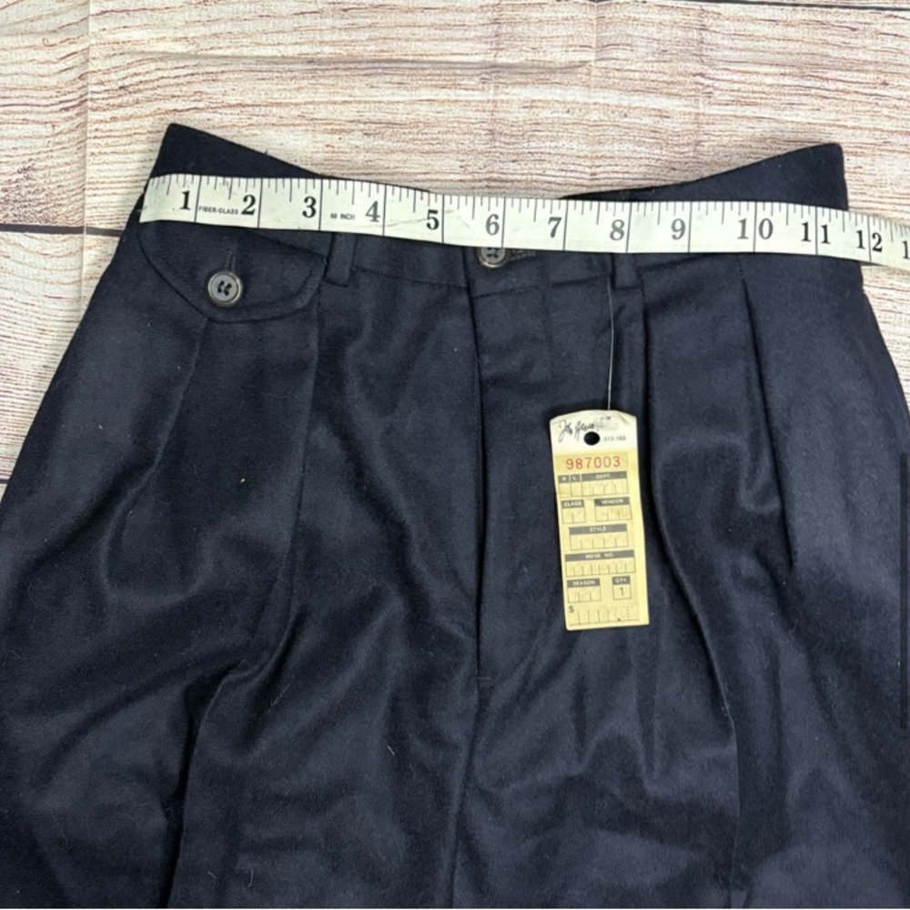 Ralph Lauren navy blue Dress Pants Tailored Wool-Blend - Picture 4 of 8